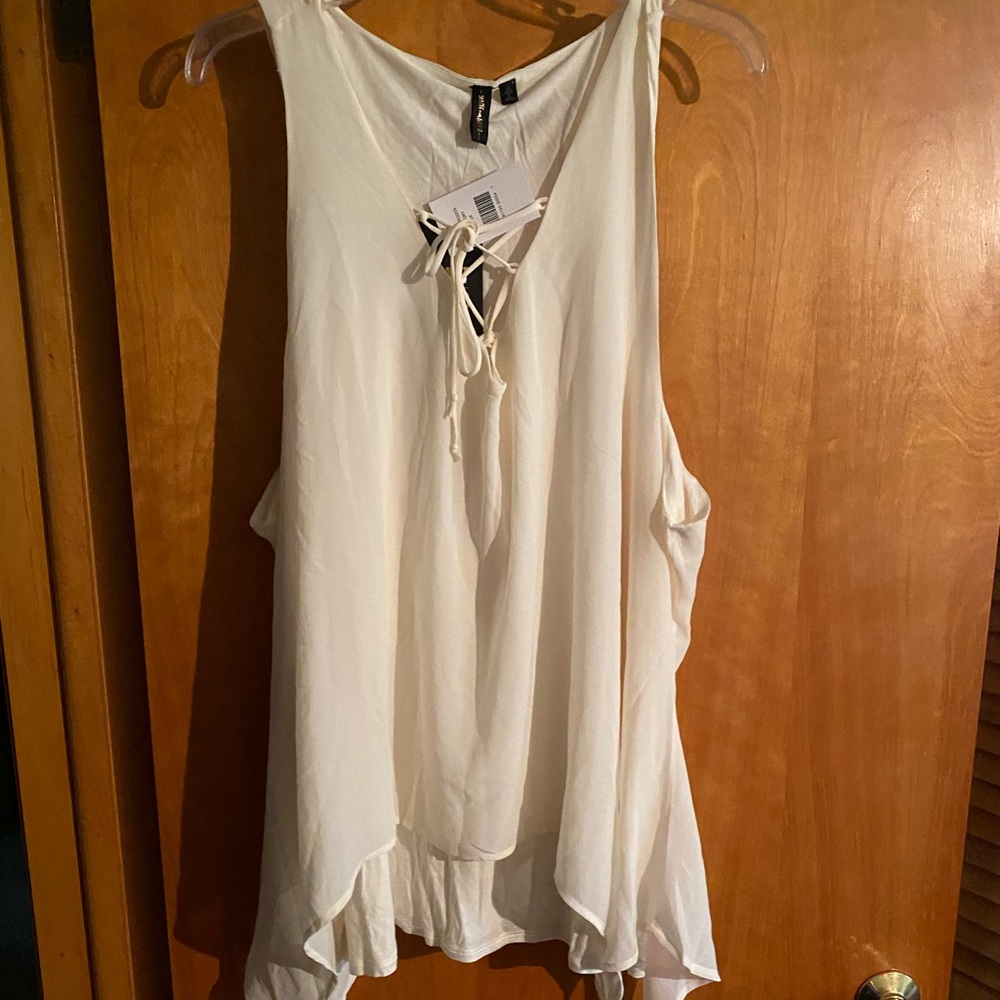Flowy chiffon tank